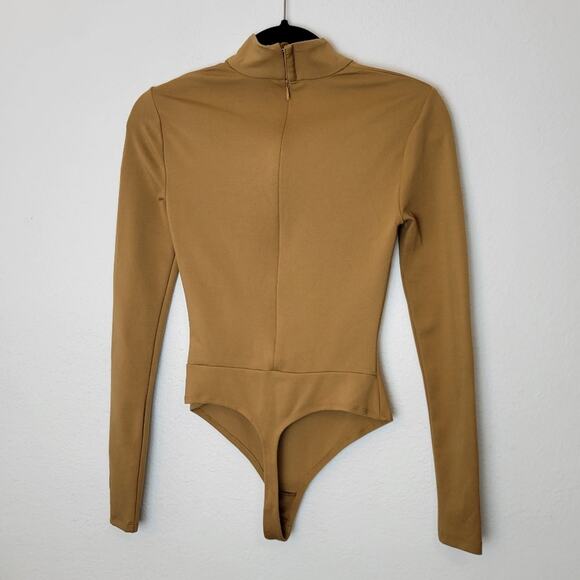 REVOLVE LPA Camel Tan Long Sleeve Bodysuit 79 Neutral Fall Size XS - Picture 8 of 13